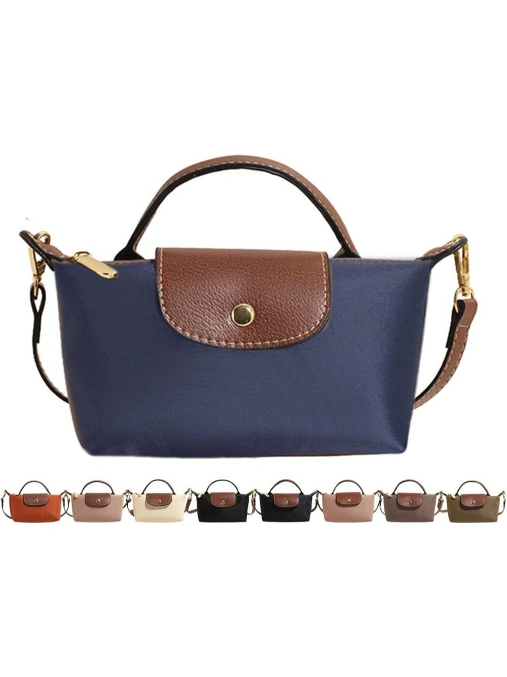👜Women's Blue Mini Crossbody Bag With Adjustable Strap Shoulder Totes Bags
